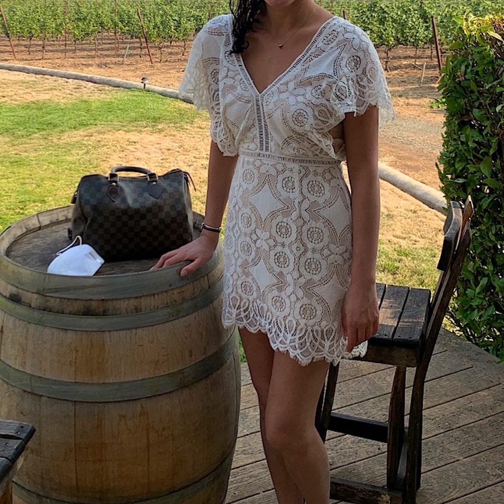 ASOS White Lace dress